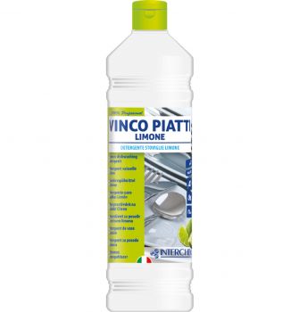 INTERCHEM VINCO PIATTI LIMONE detergente concentrato per piatti al limone 1 litro