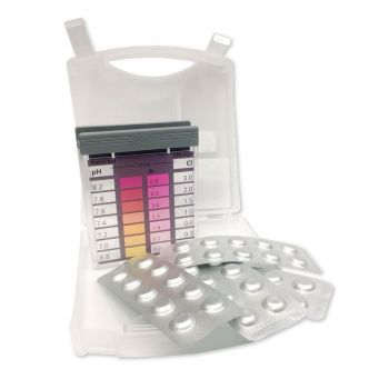 Pastiglie per test analisi cloro/pH-Kit Pooltester-Chimica D'Agostino