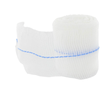 Garza Cotone a rotolo  X-Ray 5m x 2,5cm Nastro con solfato di bario conf. 12 pz