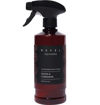 Nefel aquazero wood & cinnamon profumatore per ambienti spray 480 ml - Interchem