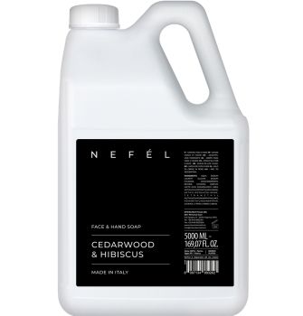 NEFÉL CEDARWOOD & HIBISCUS sapone mani e viso 5 litri - Interchem 