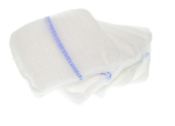 Pezze laparotomiche sterili in busta da 10 pezzi misura 4 strati 30 x 30 cm Rays