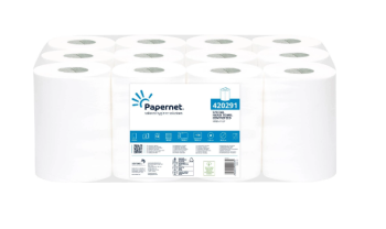 Papernet 420291 rotolo asciugatutto 158 strappi 60 metri conf. 12 rotoli 2 veli 