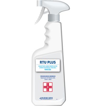 INTERCHEM RTU PLUS disinfettante pronto uso battericida, funghicida, virucida 750 ml