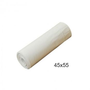 Sacchi per spazzatura a rotolo 45 X 55 cm bianco 20 litri conf. 30 pezzi 