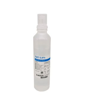 Soluzione fisiologica sodio cloruro NACL 0,9% sterile 250 ml B-braun