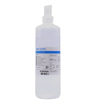 Soluzione fisiologica sodio cloruro NACL 0,9% sterile 500 ml B-braun