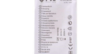 PVS telo sterile in tnt misura 40 x 60 cm per cassette pronto soccorso