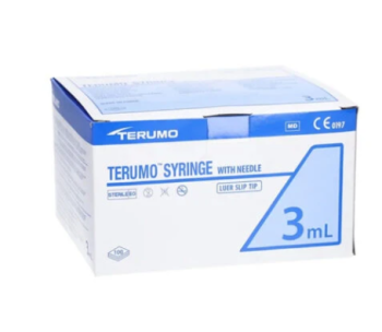 SIRINGHE CON AGO TERUMO 3 ml - 21GX1/2"  - sterili conf. 100 pezzi