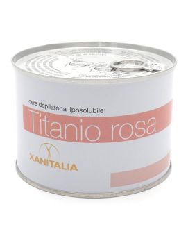 Ceretta in barattolo liposolubile titanio rosa 400 ml Xanitalia