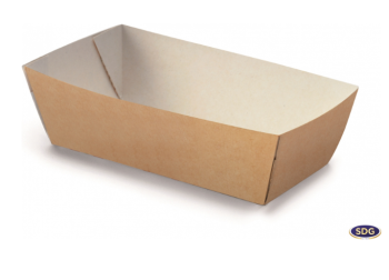 VASCHETTA PORTAFRITTO AVANA 100X68X45 MM in cartoncino - SDG 612