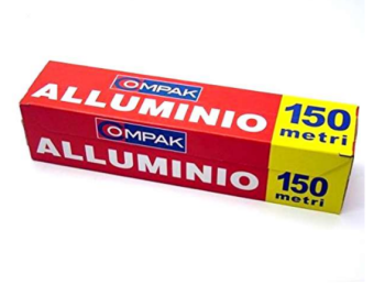 Alluminio a rotolo 120 metri con astuccio altezza 29 cm
