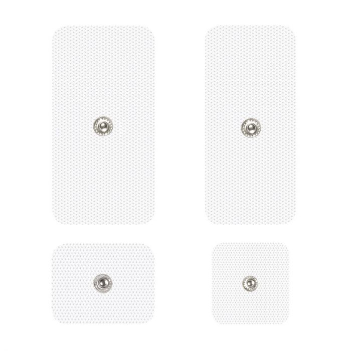 Elettrodo per elettrostimolazione/tens con clip 40 x 90 mm 4 pezzi