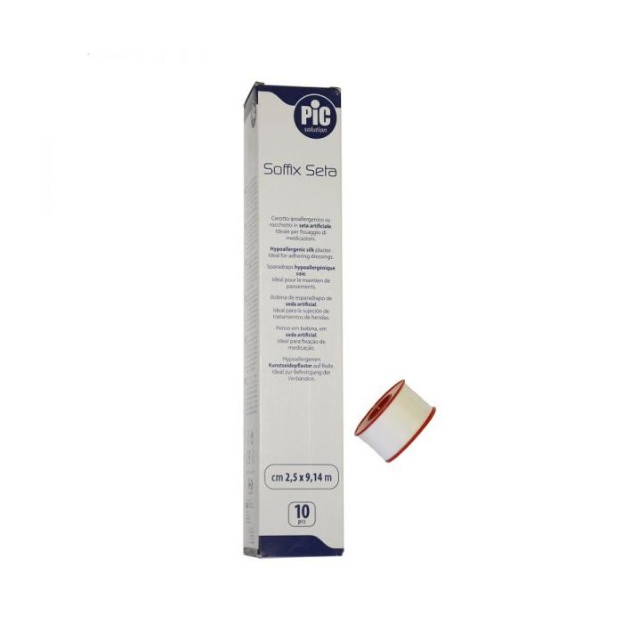 Pic Soffix Cerotto su rocchetto per fissaggio in seta 2,5 cm x 9,14 metri