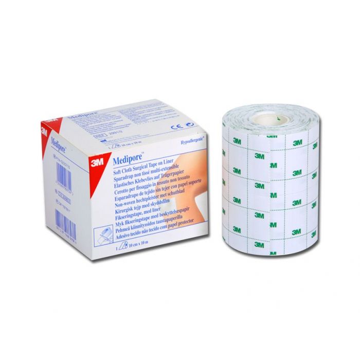 3M Medipore Cerotto a rotolo in tnt estensibile ipoallergenico 10 cm x 10 metri 