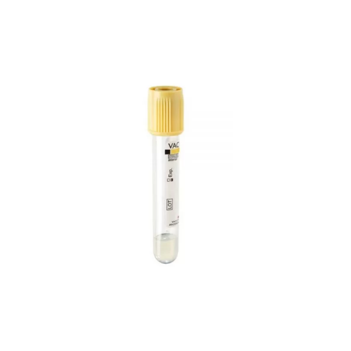 FL Medical Vacumed provetta con Gel Separatore + Attivatore di Coagulazione x 5 ml di sangue tappo giallo sterile 100 pezzi