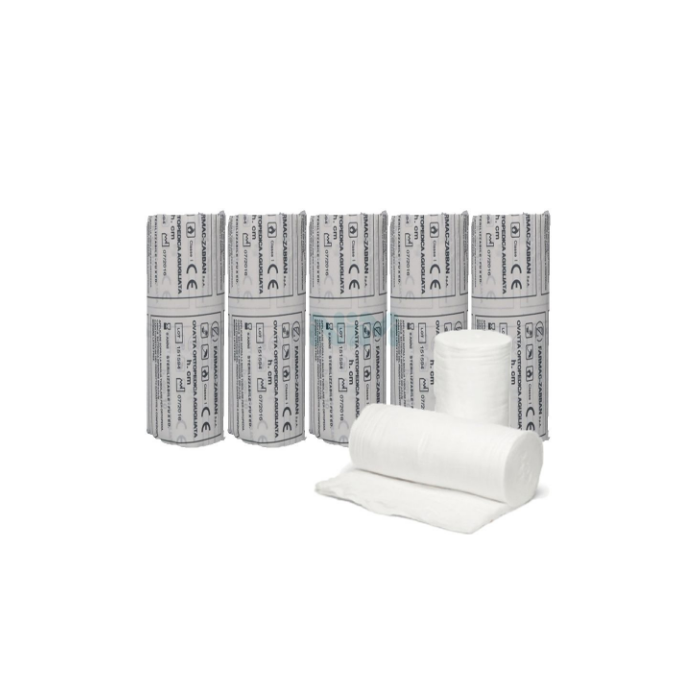 Cotone di Germania 20 cm x 4 metri per bendaggio medico 