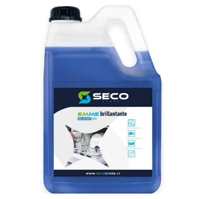 SECOSTORE EMME BRILLANTANTE brillantante lavastoviglie concentrato professionale 5 kg