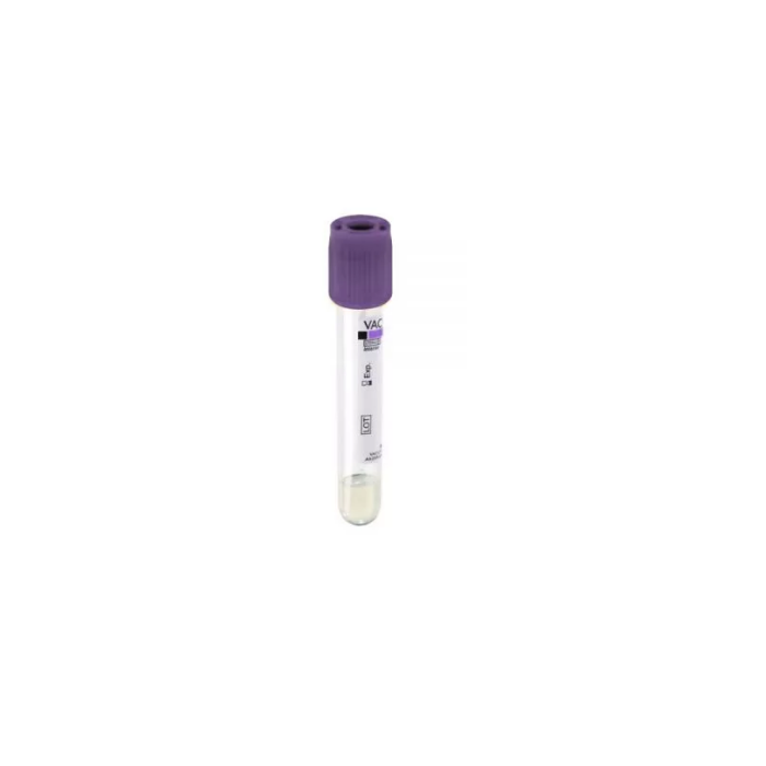 FL Medical Vacumed provetta con K3 EDTA x 4 ml tappo viola sterile 100 pezzi