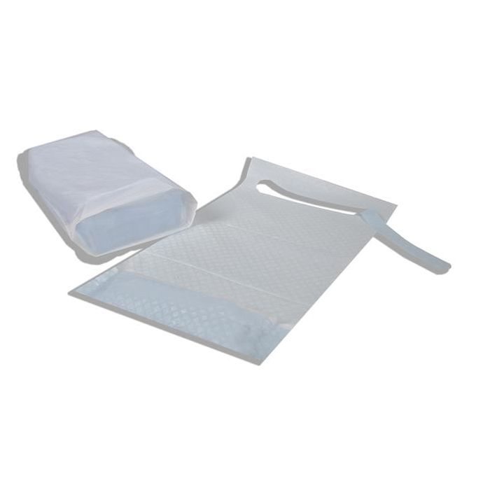 Secostore Bavaglio monouso con tasca impermeabile 100 pezzi