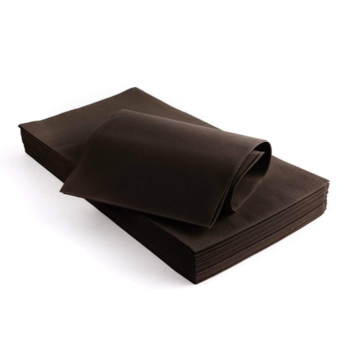 Tovaglia in tnt 140x140 cm marrone 10 pezzi