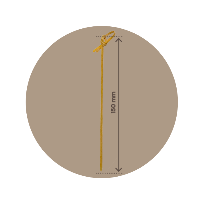 Spiedo fiocco per aperitivi cm 15 conf. 200 pezzi