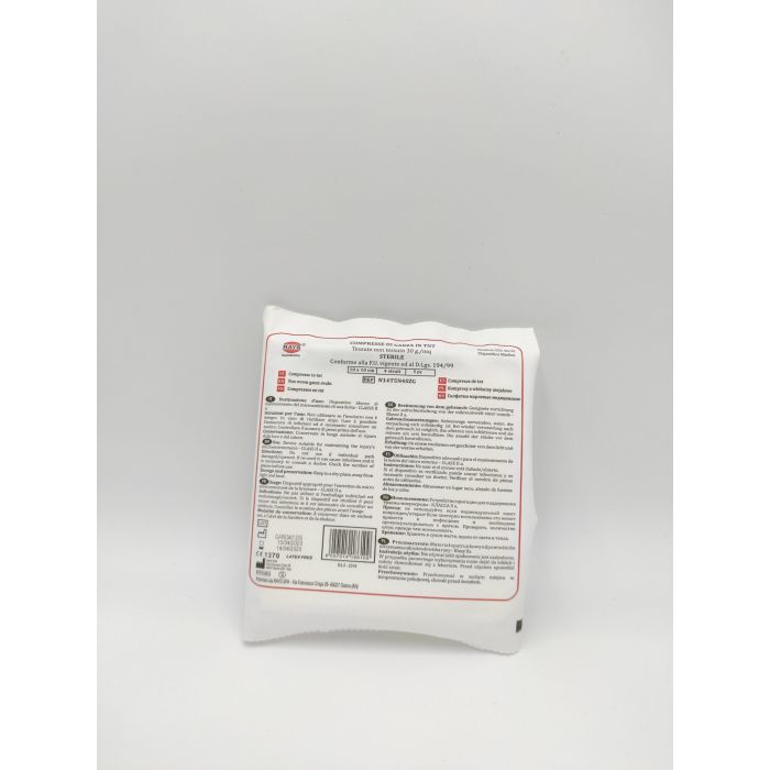 Rays Garza sterile in tnt piegata 4 strati 10 x 10 cm 5 pezzi