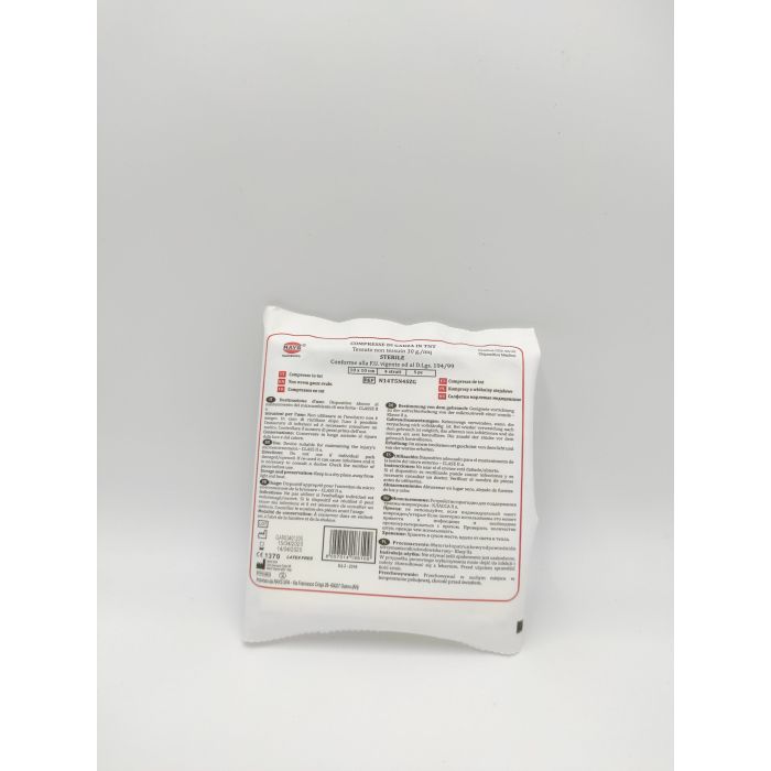 Rays Garza sterile in tnt piegata 4 strati 7,5 x 7,5 cm 5 pezzi