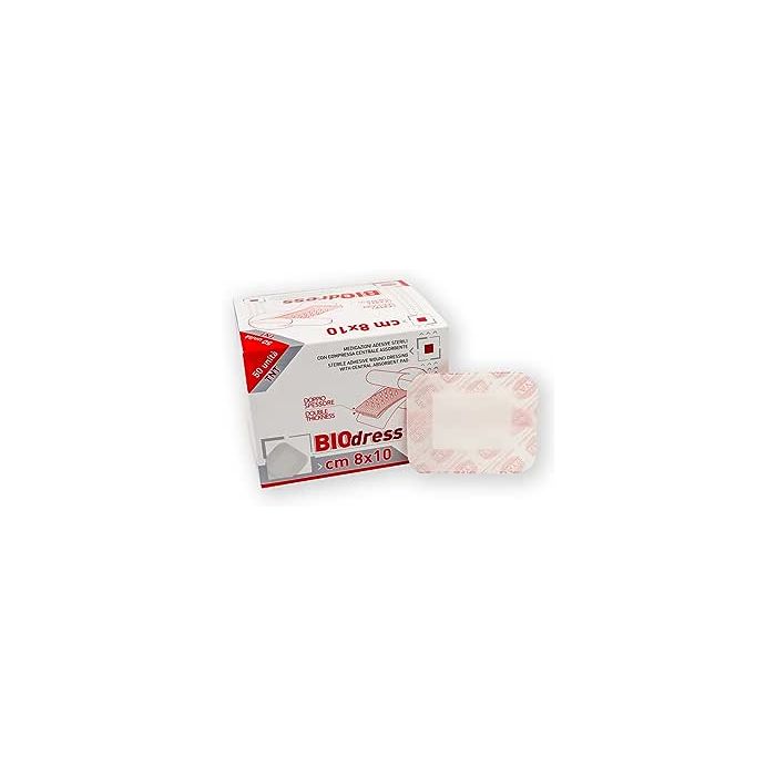 Rays Biodress Medicazione adesiva sterile in tnt 8 x 10 cm conf. 50 pezzi