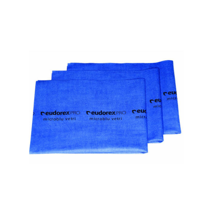 Panno microfibra-Panno microblu vetri-Eudorex