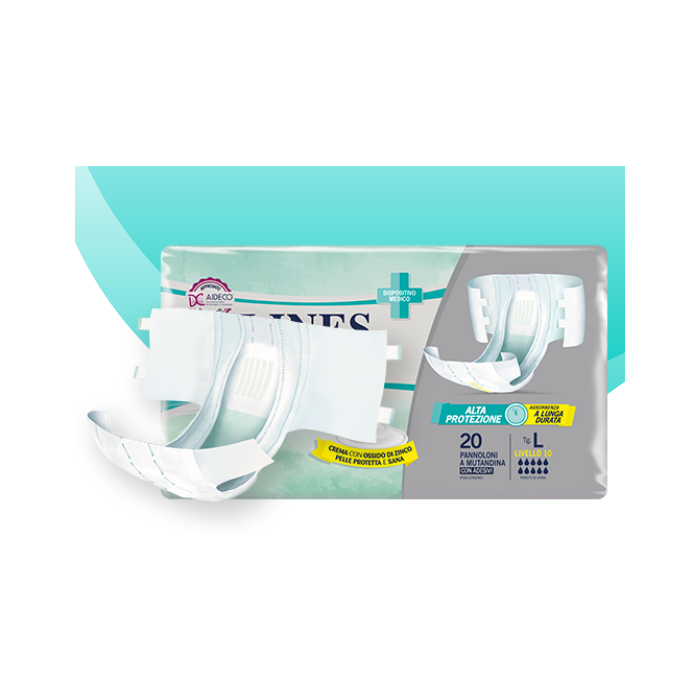 Lines Specialist pannolone mutandina Derma Protection livello 10 taglia L 20 pezzi