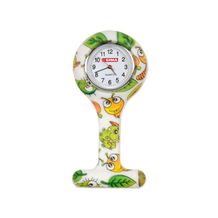 Orologio per infermiere fantasia bruco rotondo Gima