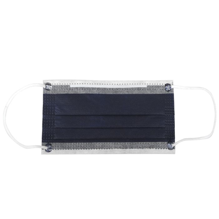 Mascherine chirurgiche filtranti blu scuro tipo II con elastici per adulti Gima 50 pezzi