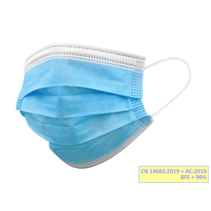 Mascherine Chirurgiche filtranti IIR azzurre pediatriche Gisafe Gima Conf. 10 pezzi