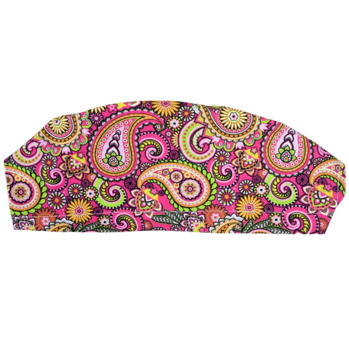 Cappellino chirurgico sala operatoria fantasia cashmere taglia M Gima
