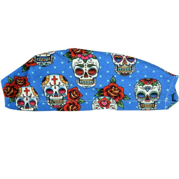 Cappellino chirurgico sala operatoria fantasia teschio taglia M Gima