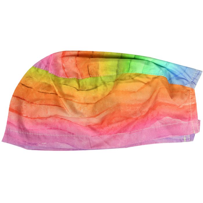 Cappellino chirurgico sala operatoria fantasia arcobaleno taglia M Gima