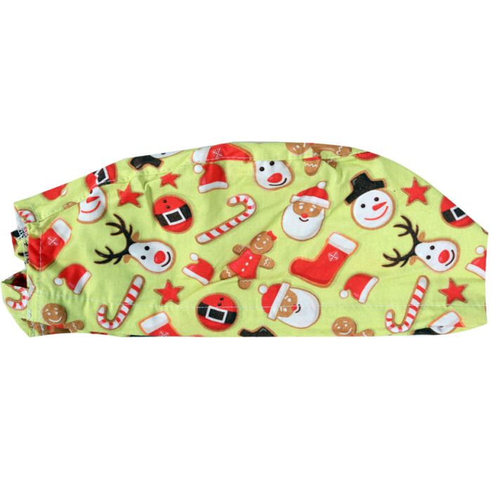 Cappellino chirurgico sala operatoria fantasia natale taglia M Gima