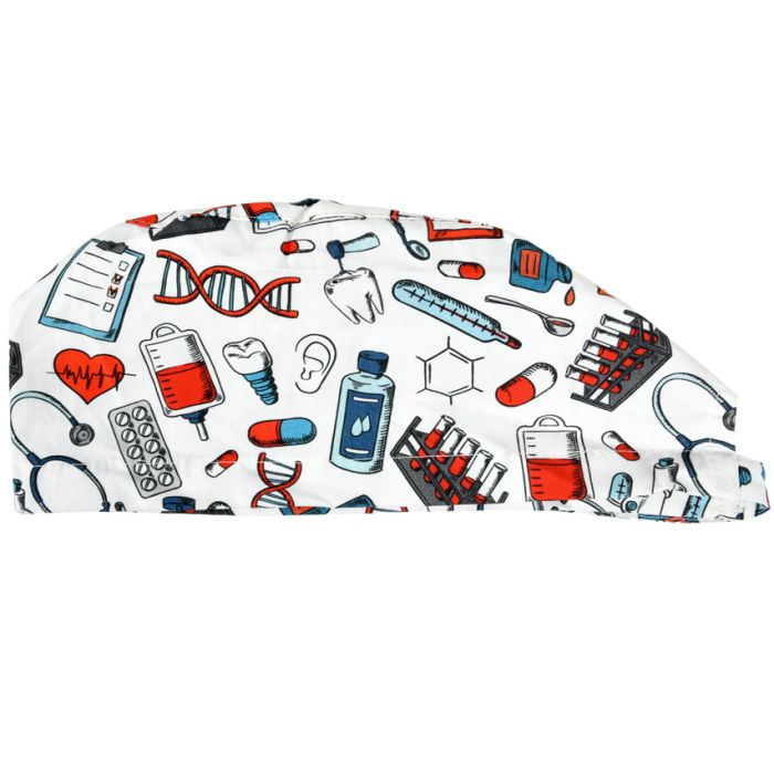 Cappellino chirurgico sala operatoria fantasia medical taglia M Gima