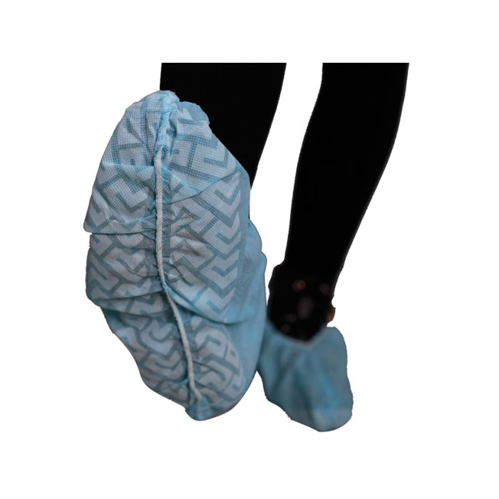 Calzari in tnt colore antiscivolo azzurri conf. da 1000 pezzi Gima