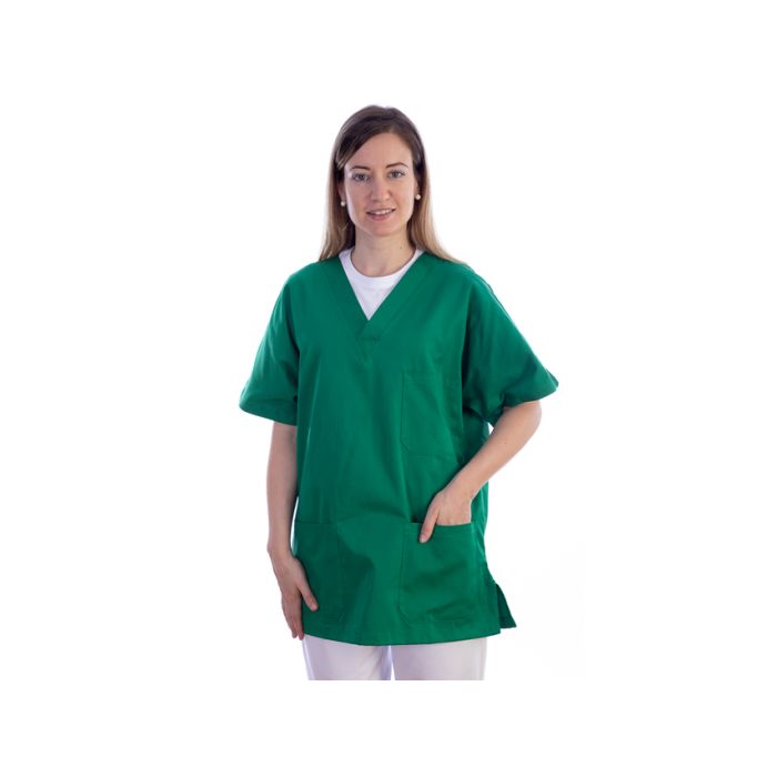 Casacca medica verde in cotone/poliestere unisex taglia L Gima