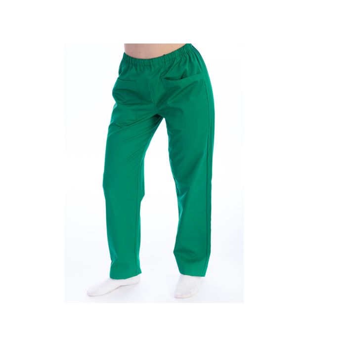 Pantaloni infermiere verdi unisex cotone/poliestere taglia XL Gima 