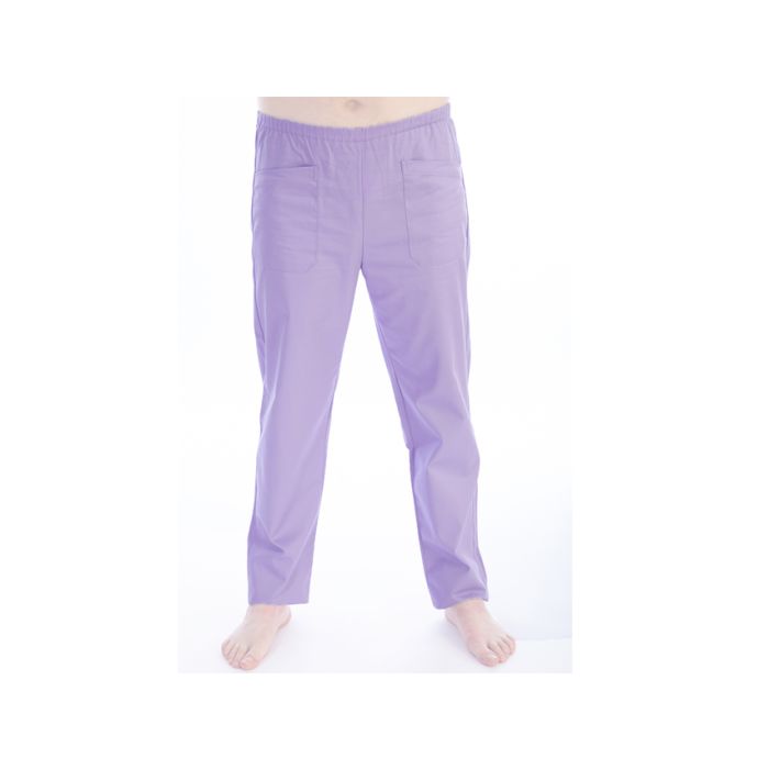 Pantaloni infermiere viola unisex cotone/poliestere taglia M Gima 