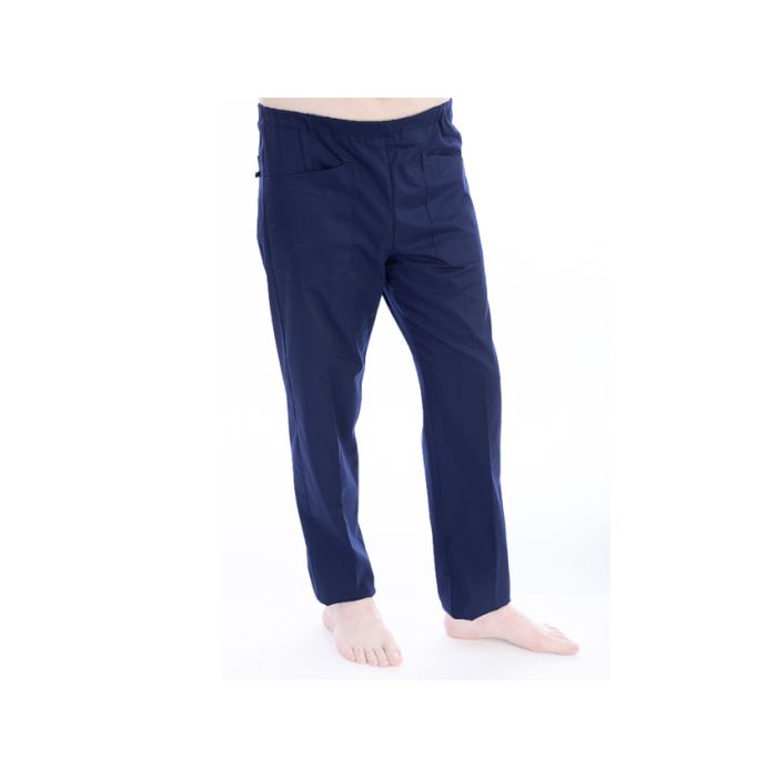 Pantaloni infermiere blu unisex cotone/poliestere taglia L Gima 
