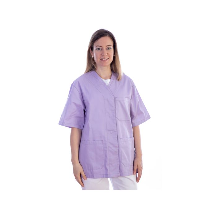 Casacca con bottoni viola in cotone/poliestere donna taglia L Gima