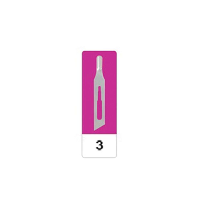 Lame sgorbie - Gouge sterile N.3 conf. 50 pezzi