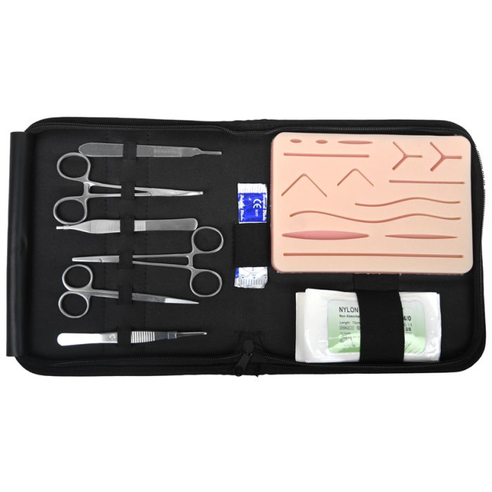 Kit suture esercitazione dotato di pad, strumenti e suture, conf. 1 pezzo