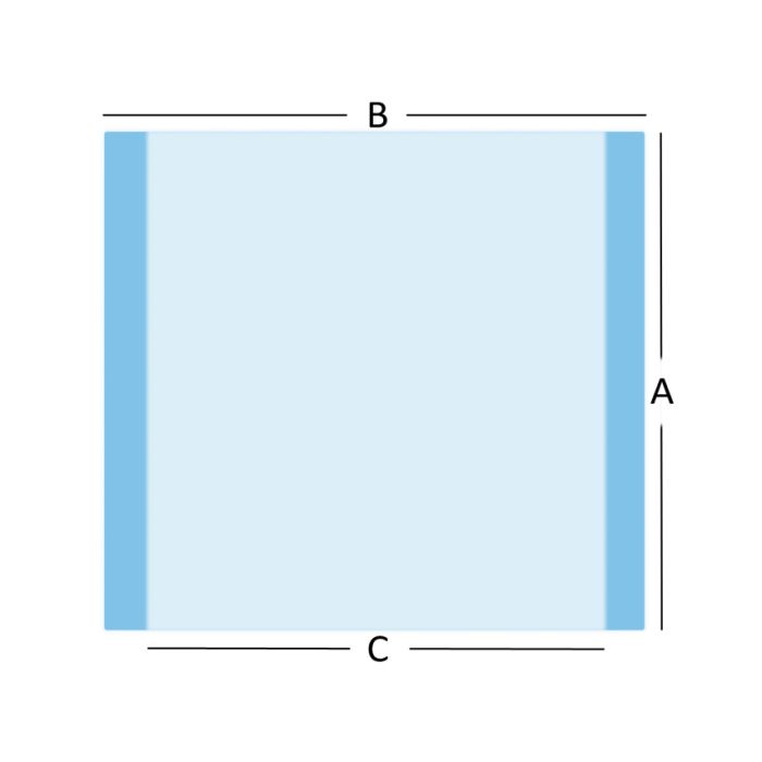 Telo chirurgico sterile, per incisione 60 x 65 cm conf.50 pezzi