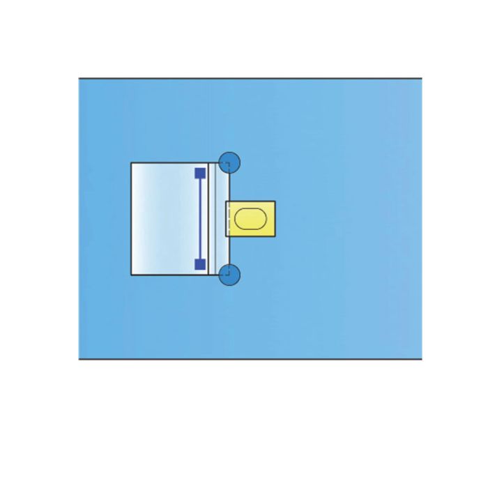Telo chirurgico oftalmico, sterile in TNT, 80 x 100 cm conf.40 pezzi