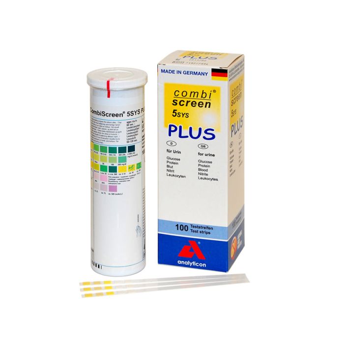 Strisce urine per test visivo Combi screen 5SYS, 5 parametri, conf. 100 pezzi